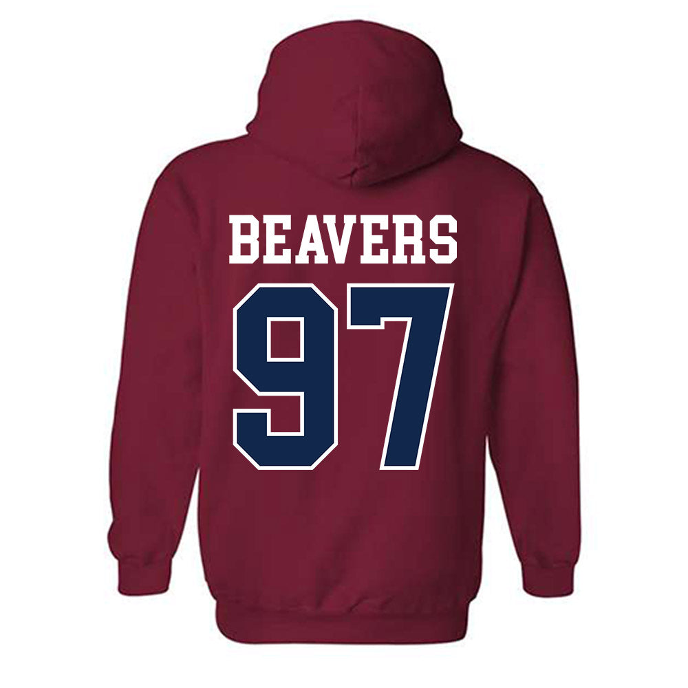 Ole Miss - NCAA Football : Kamron Beavers - Fashion Shersey Hooded Sweatshirt-1