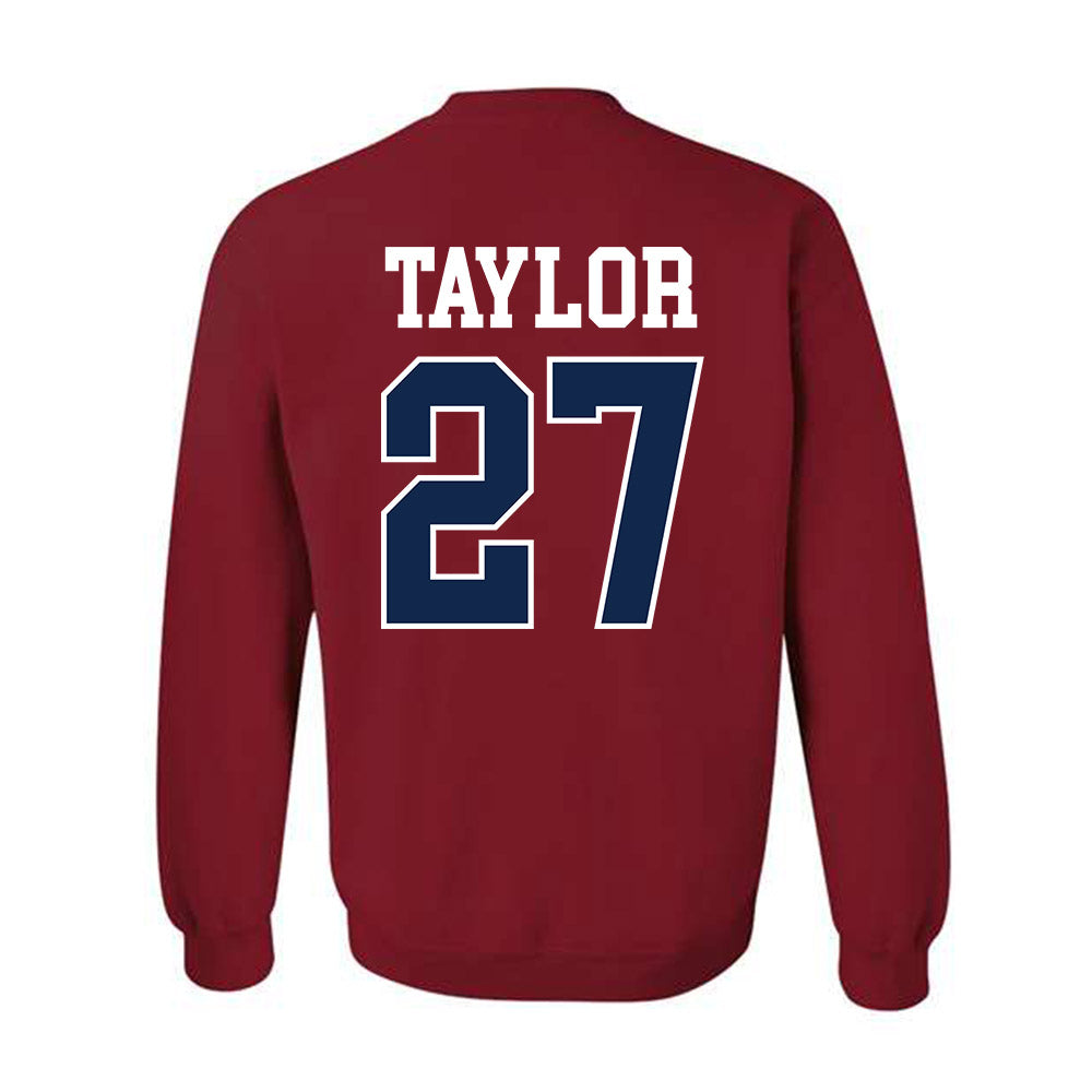 Ole Miss - NCAA Football : Macaleb Taylor - Fashion Shersey Crewneck Sweatshirt-1