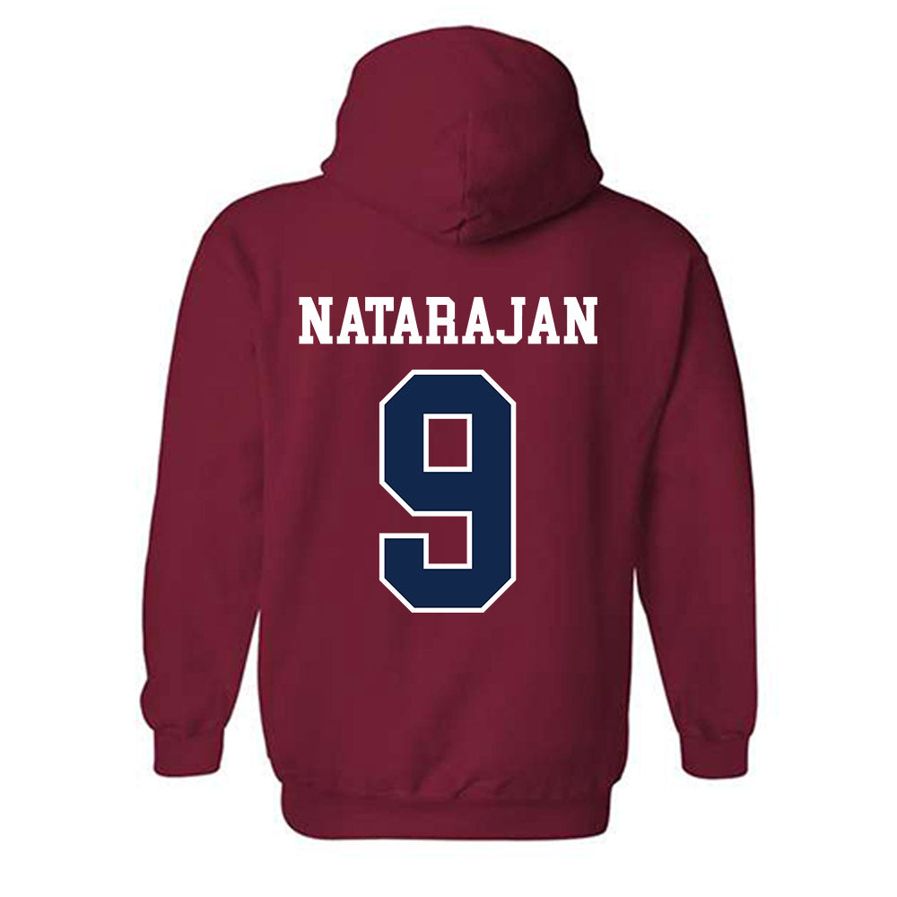 Ole Miss - NCAA Women's Volleyball : Coco Natarajan - Fashion Shersey Hooded Sweatshirt-1