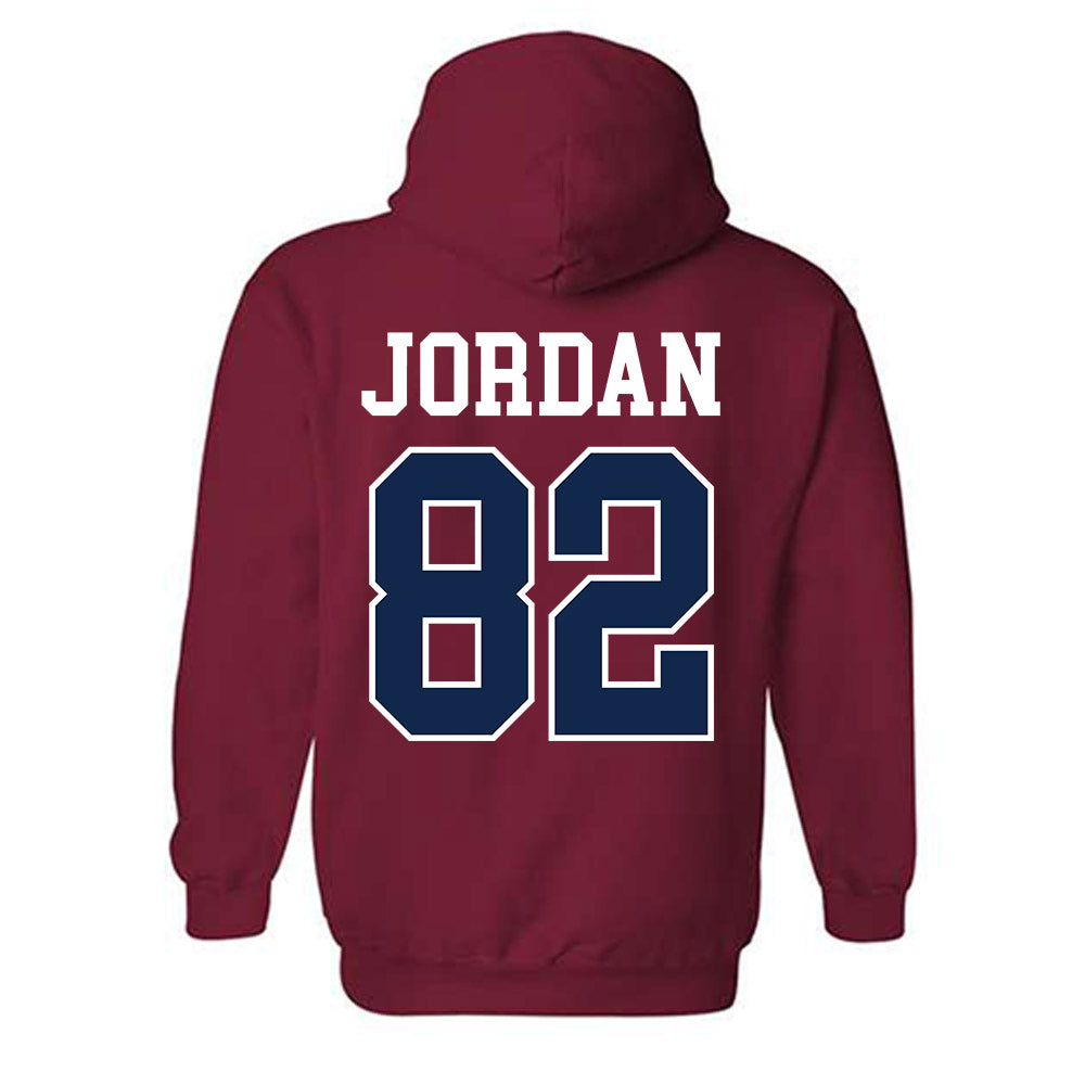 Ole Miss - NCAA Softball : Graycen Jordan - Fashion Shersey Hooded Sweatshirt-1