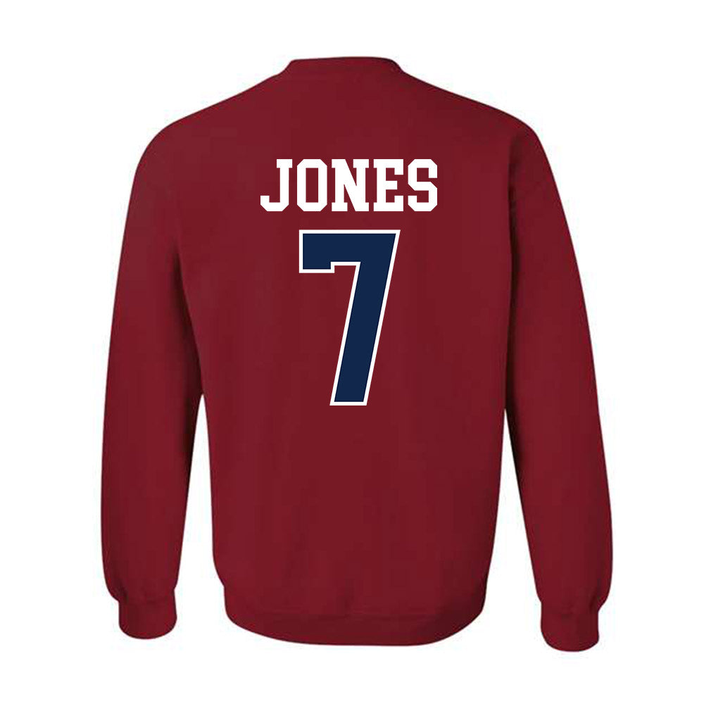 Ole Miss - NCAA Baseball : Topher Jones - Fashion Shersey Crewneck Sweatshirt-1