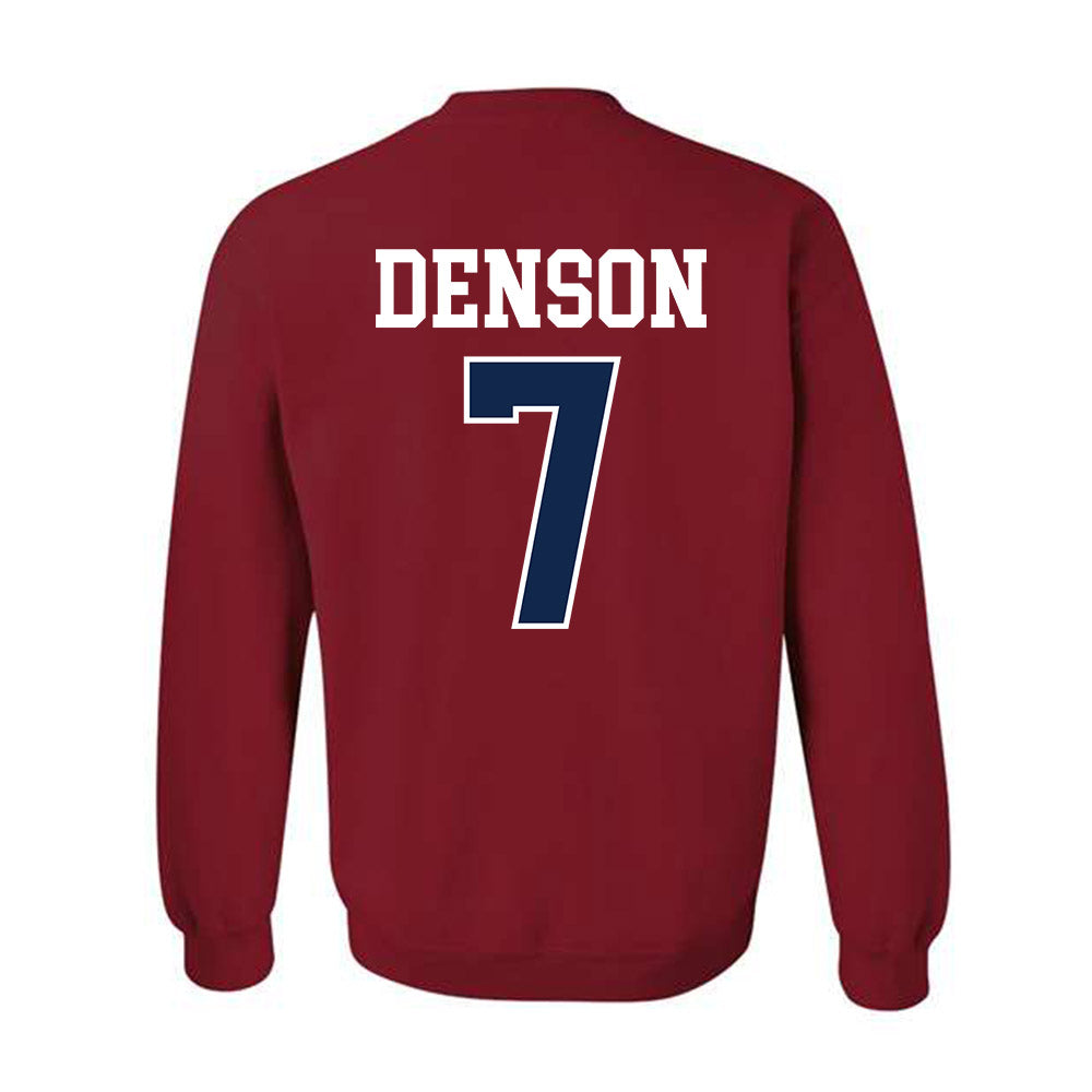 Ole Miss - NCAA Football : Sharif Denson - Fashion Shersey Crewneck Sweatshirt-1
