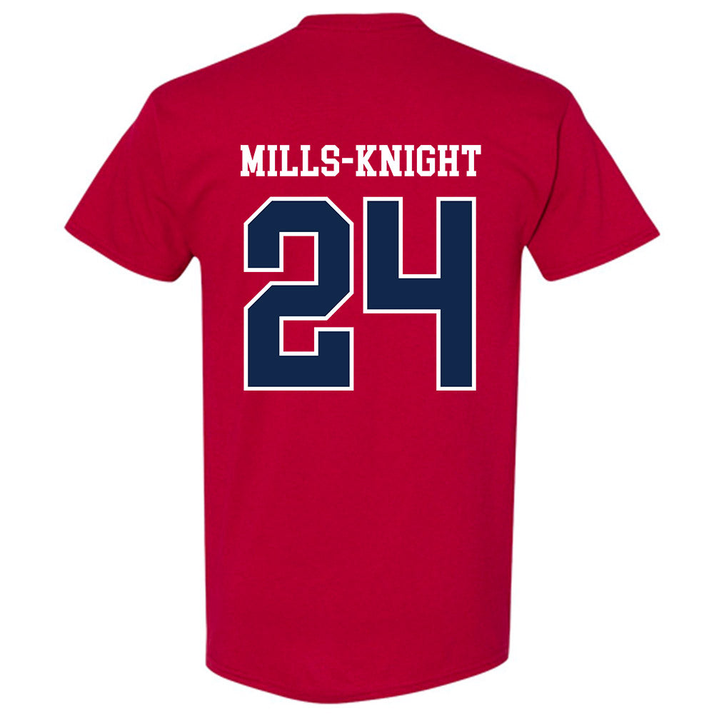Ole Miss - NCAA Football : Shekai Mills-Knight - Fashion Shersey T-Shirt-1