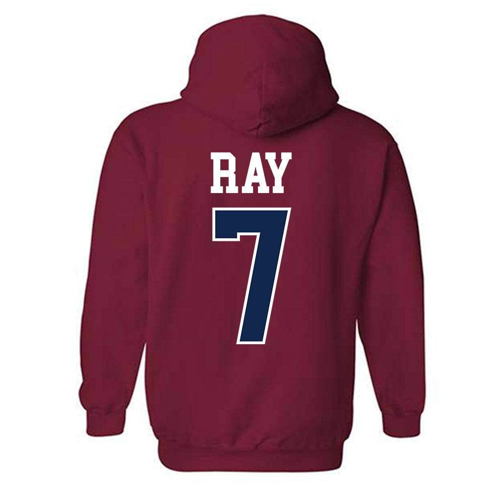 Ole Miss - NCAA Football : Traylon Ray - Fashion Shersey Hooded Sweatshirt-1