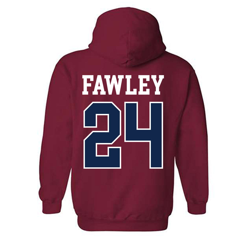 Ole Miss - NCAA Baseball : Austin Fawley - Fashion Shersey Hooded Sweatshirt-1
