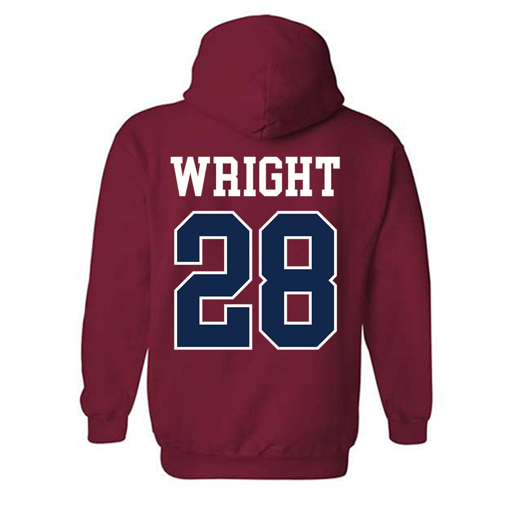 Ole Miss - NCAA Women's Soccer : Isabelle Wright - Fashion Shersey Hooded Sweatshirt-1