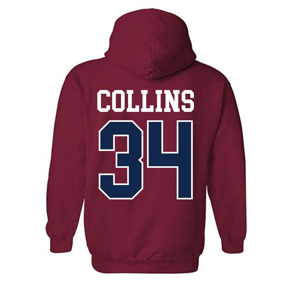 Ole Miss - NCAA Football : Raymond Collins - Fashion Shersey Hooded Sweatshirt-1