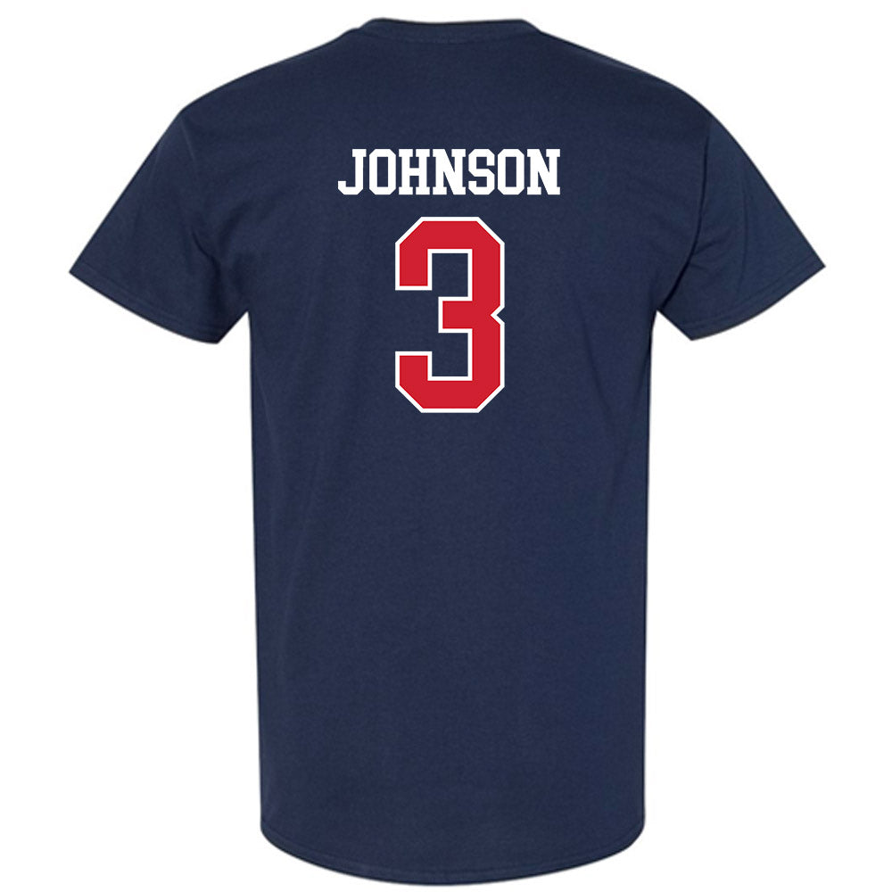 Ole Miss - NCAA Men's Basketball : Koren Johnson - Classic Shersey T-Shirt-1