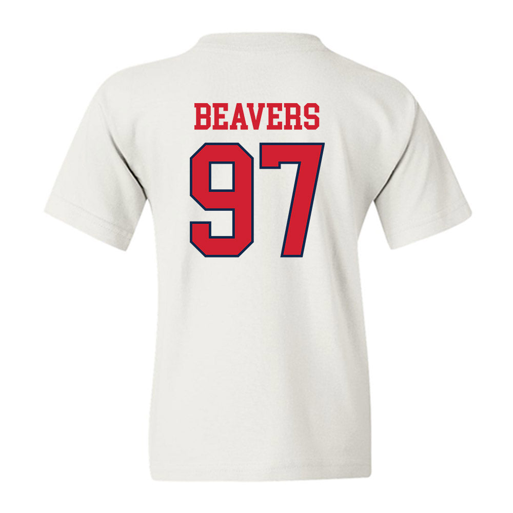 Ole Miss - NCAA Football : Kamron Beavers - Fashion Shersey Youth T-Shirt-1