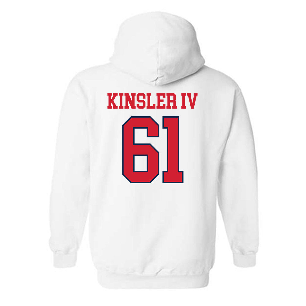 Ole Miss - NCAA Football : Tommy Kinsler IV - Fashion Shersey Hooded Sweatshirt-1