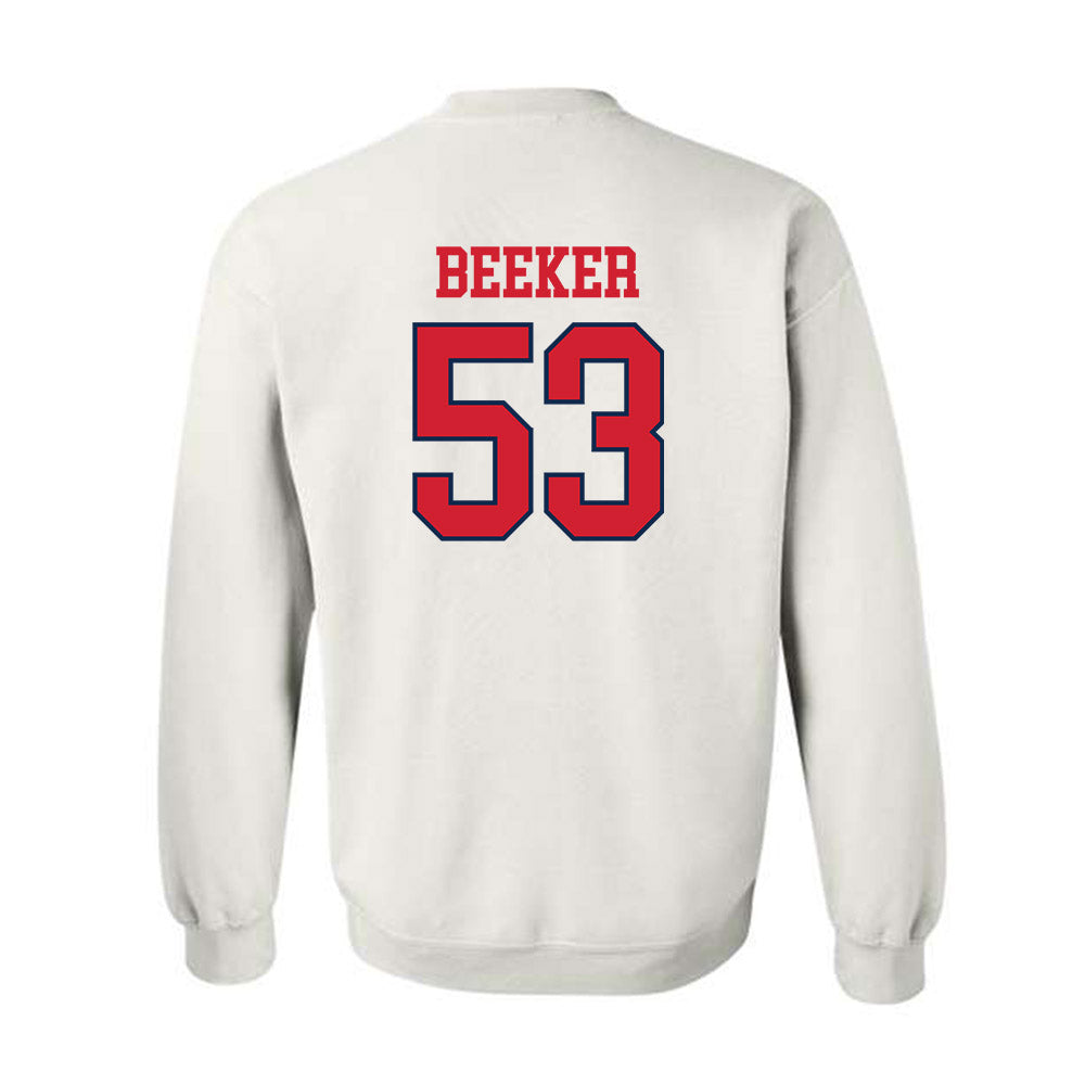 Ole Miss - NCAA Football : Ford Beeker - Fashion Shersey Crewneck Sweatshirt-1