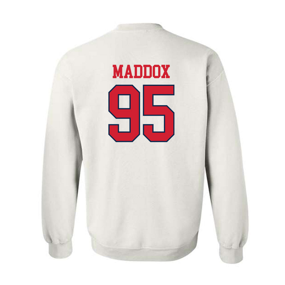 Ole Miss - NCAA Football : Andrew Maddox - Fashion Shersey Crewneck Sweatshirt-1
