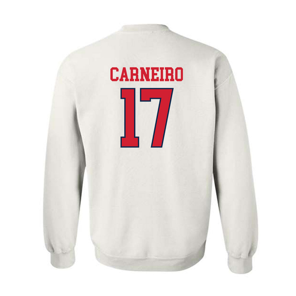 Ole Miss - NCAA Football : Lucas Carneiro - Fashion Shersey Crewneck Sweatshirt-1