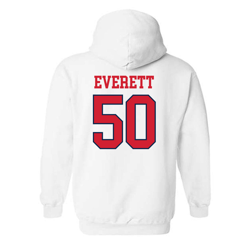 Ole Miss - NCAA Football : Troy Everett - Fashion Shersey Hooded Sweatshirt-1