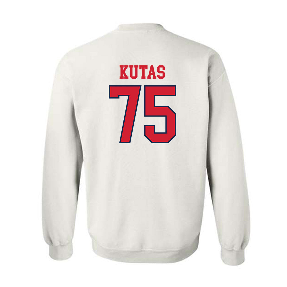 Ole Miss - NCAA Football : Patrick Kutas - Fashion Shersey Crewneck Sweatshirt-1