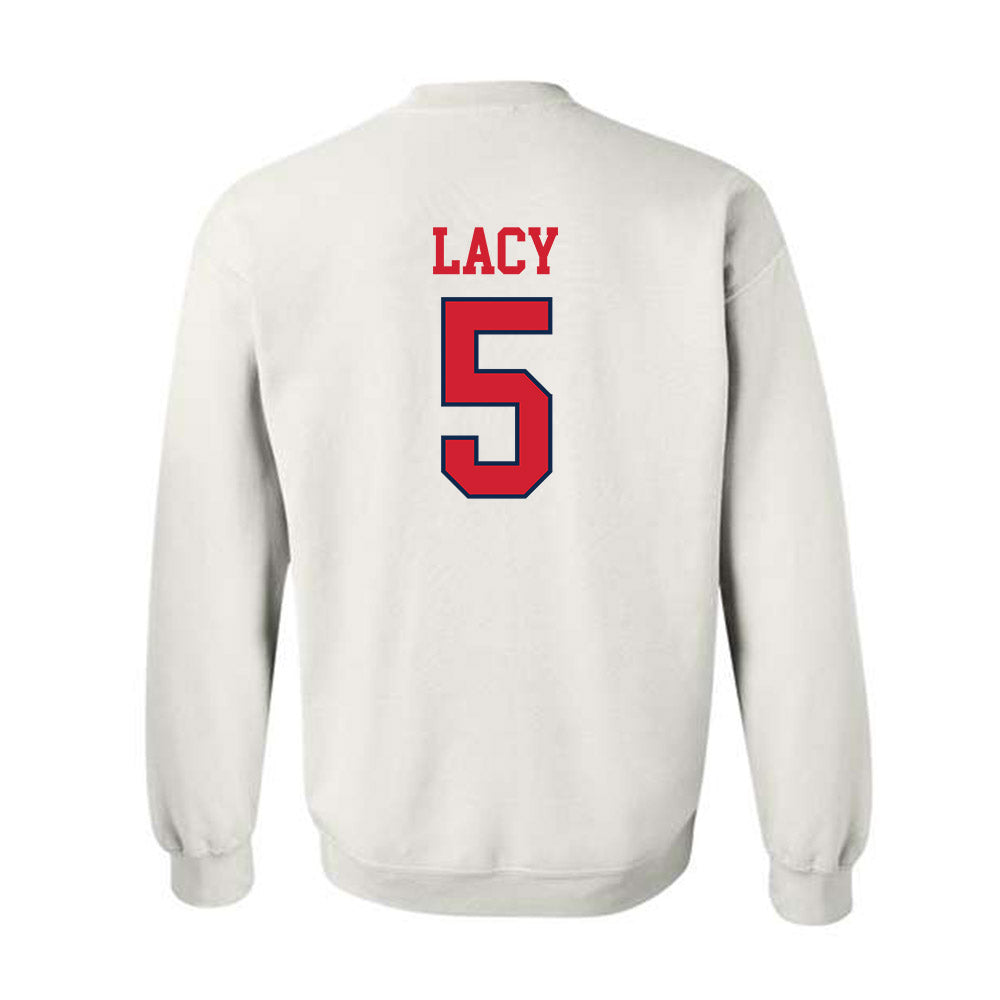 Ole Miss - NCAA Football : Kewan Lacy - Fashion Shersey Crewneck Sweatshirt-1