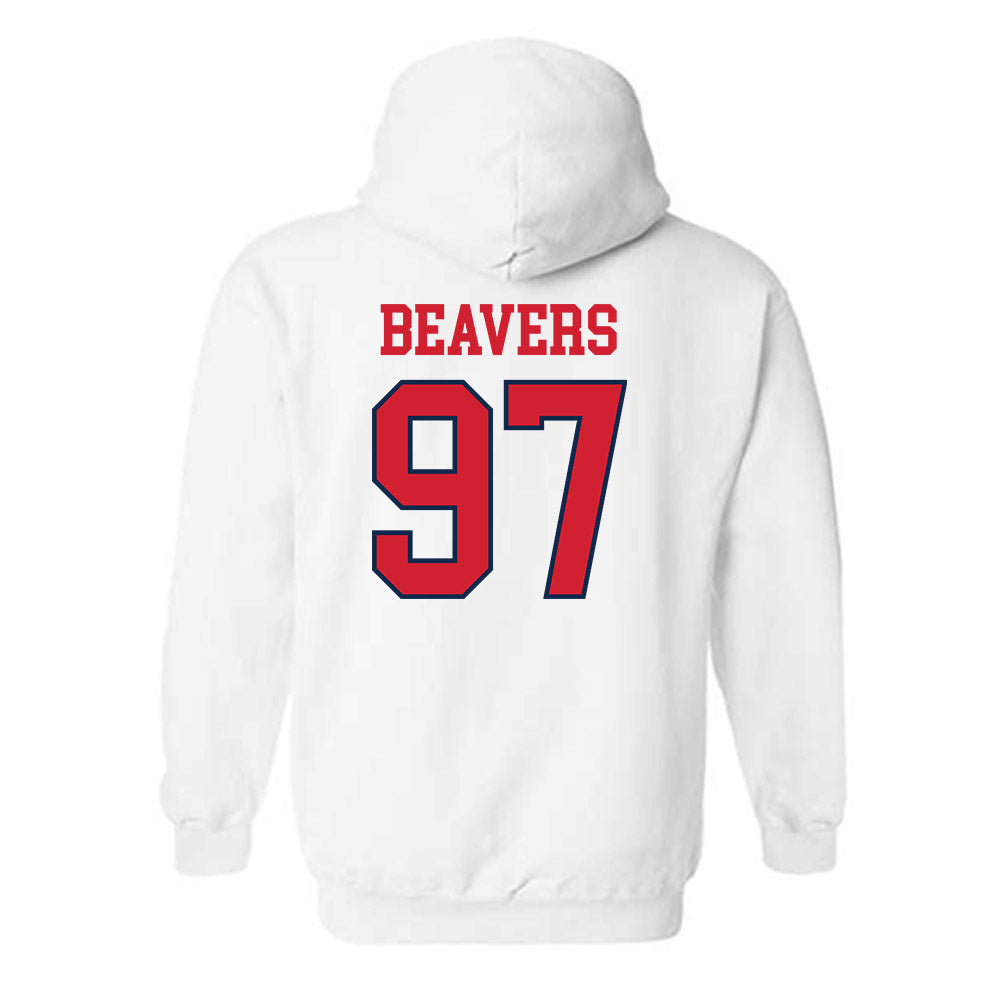 Ole Miss - NCAA Football : Kamron Beavers - Fashion Shersey Hooded Sweatshirt-1