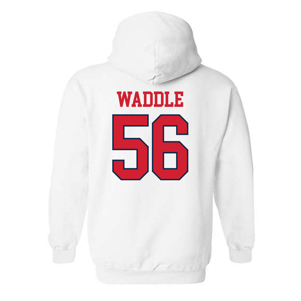 Ole Miss - NCAA Football : Mason Waddle - Fashion Shersey Hooded Sweatshirt-1