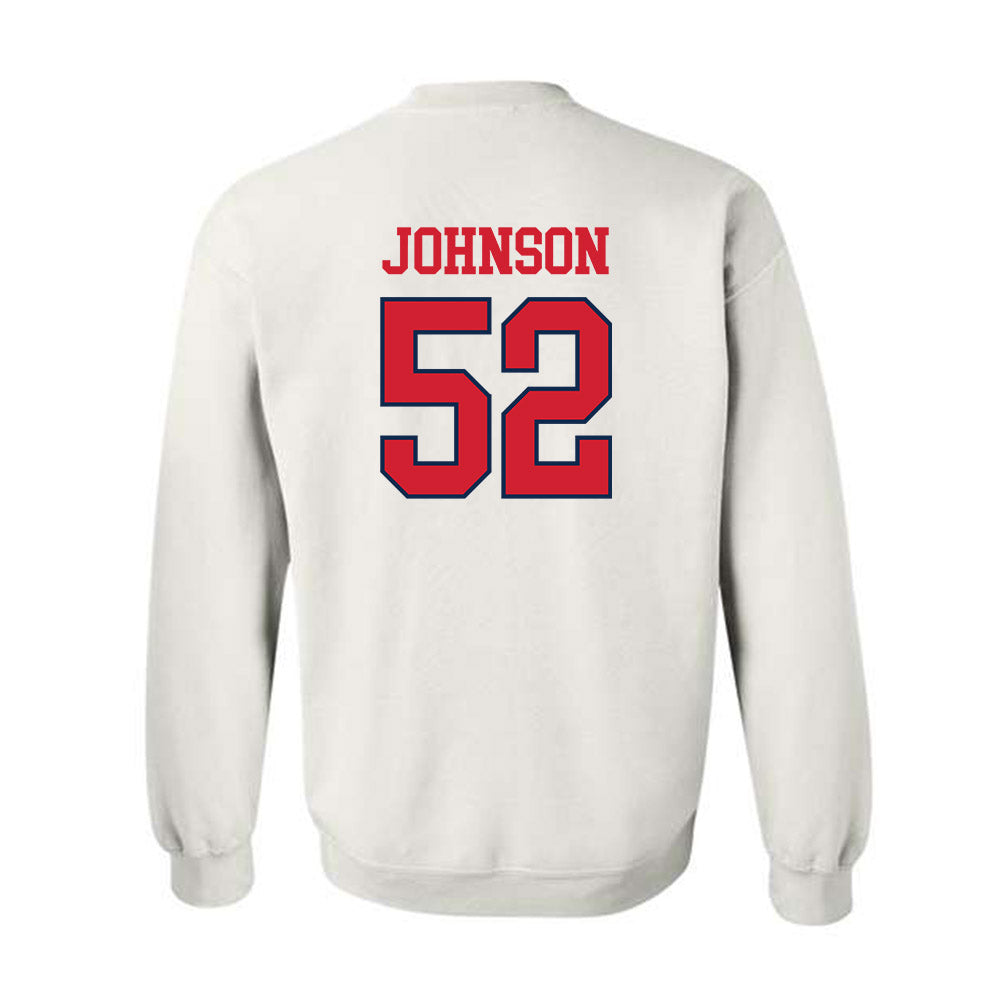 Ole Miss - NCAA Football : Cooper Johnson - Fashion Shersey Crewneck Sweatshirt-1