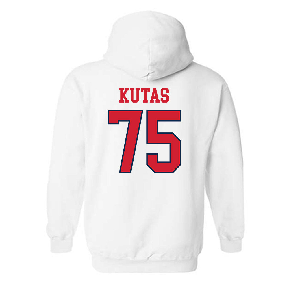 Ole Miss - NCAA Football : Patrick Kutas - Fashion Shersey Hooded Sweatshirt-1