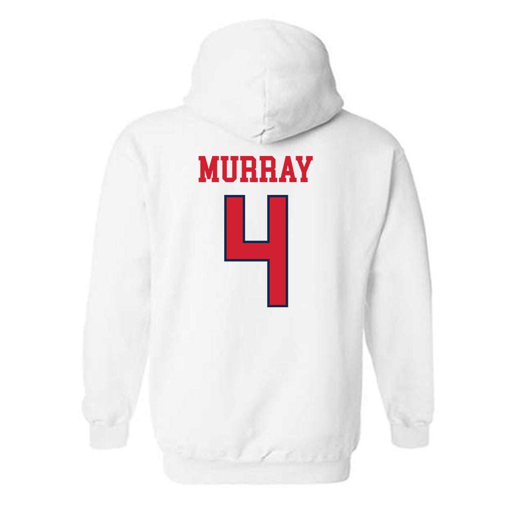 Ole Miss - NCAA Women's Basketball : Jayla Murray - Fashion Shersey Hooded Sweatshirt-1