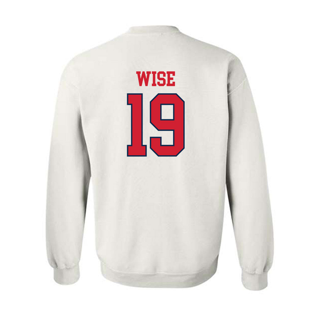 Ole Miss - NCAA Football : Rees Wise - Fashion Shersey Crewneck Sweatshirt-1