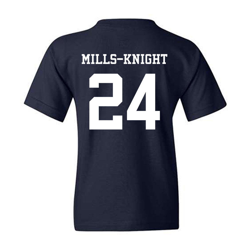 Ole Miss - NCAA Football : Shekai Mills-Knight - Sports Shersey Youth T-Shirt-1