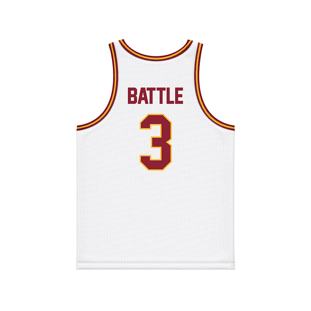 Minnesota - NCAA Women's Basketball : Amaya Battle - White Basketball Jersey-1