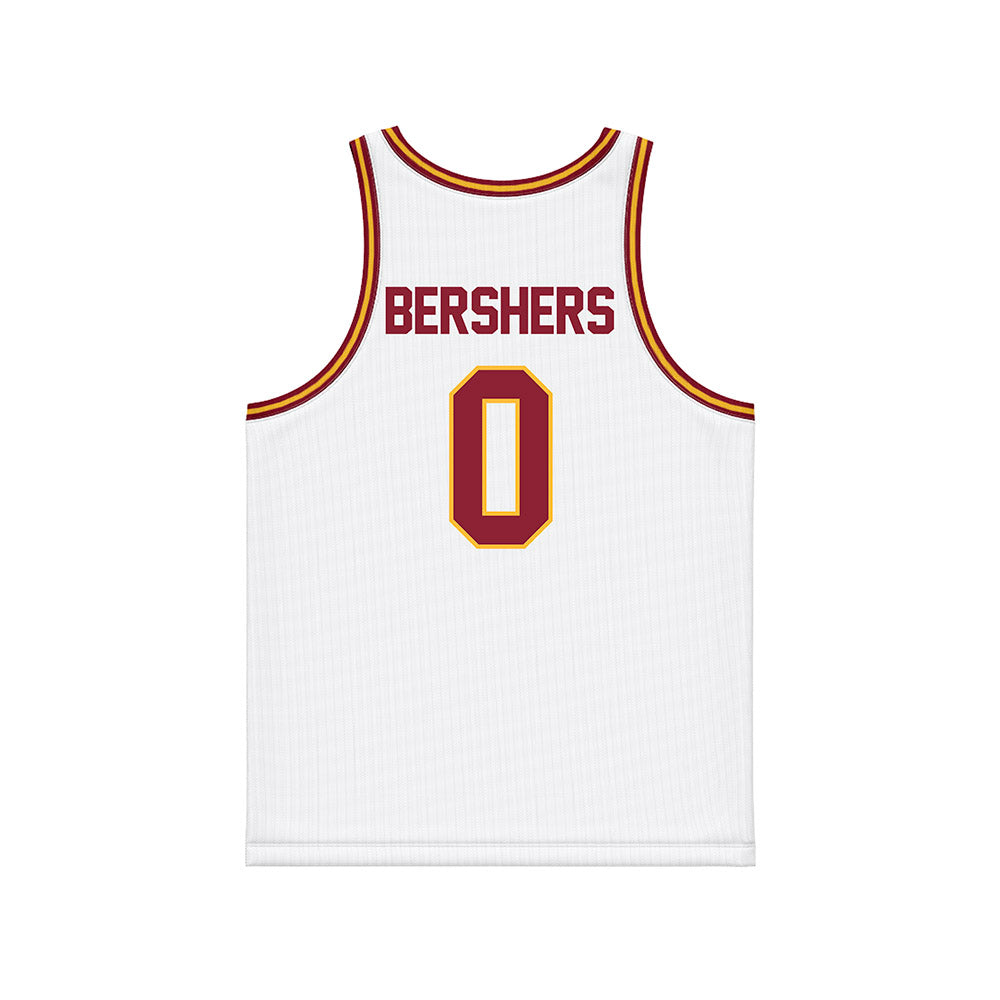 Minnesota - NCAA Women's Basketball : Tracey Bershers - White Basketball Jersey-1