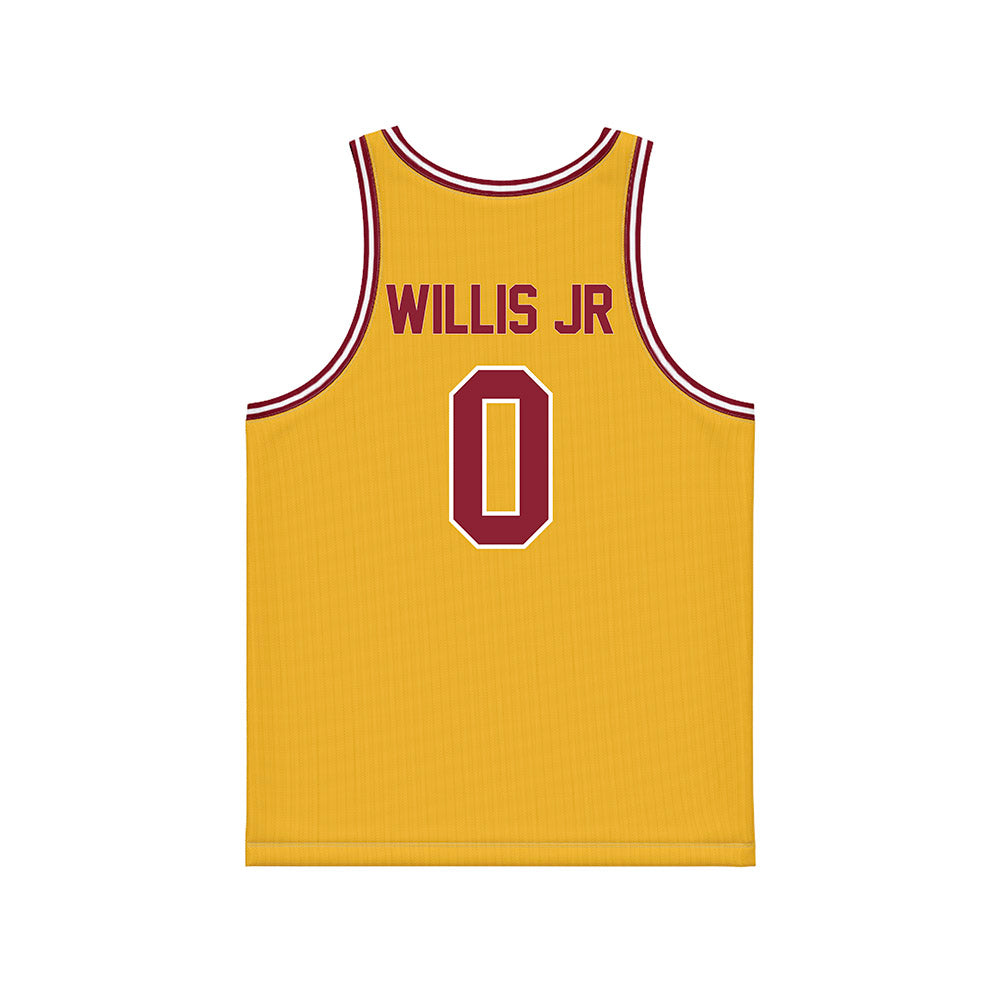 Minnesota - NCAA Men's Basketball : Chansey Willis Jr - Gold Basketball Jersey-1