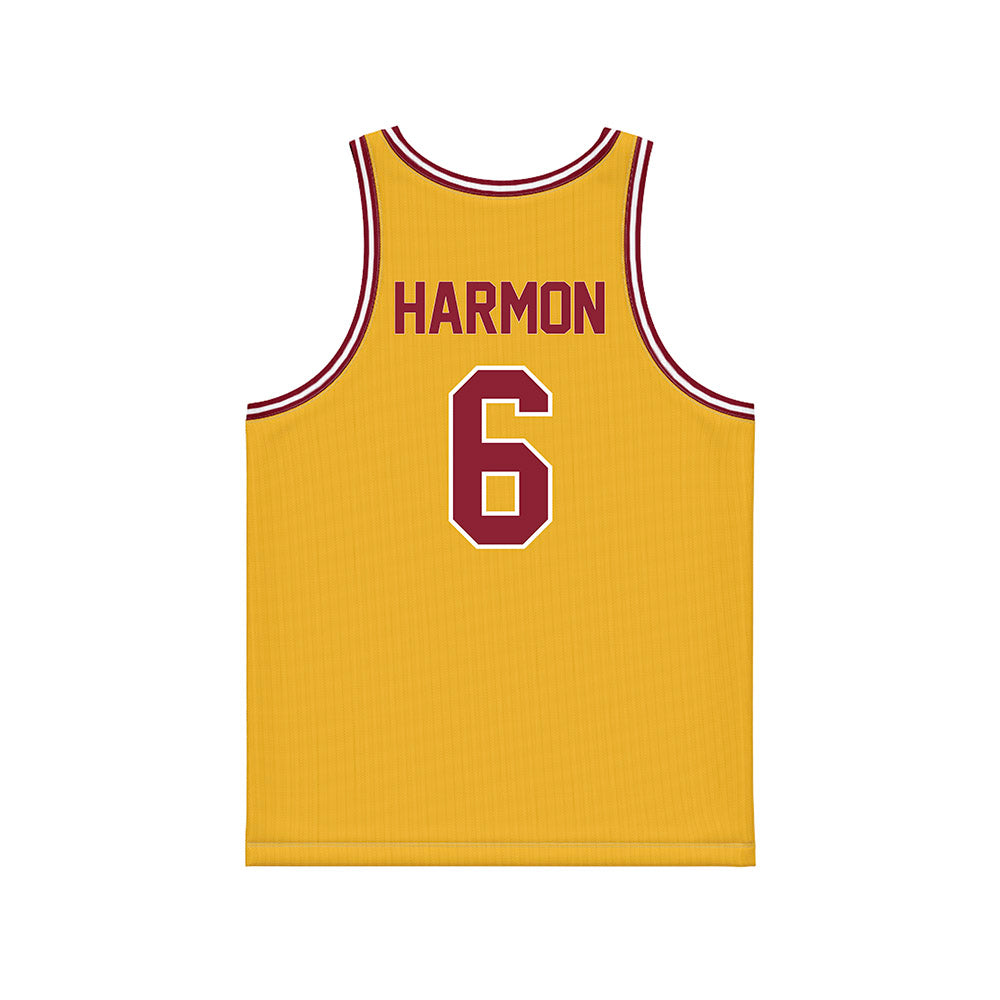 Minnesota - NCAA Women's Basketball : Leah Harmon - Gold Basketball Jersey-1