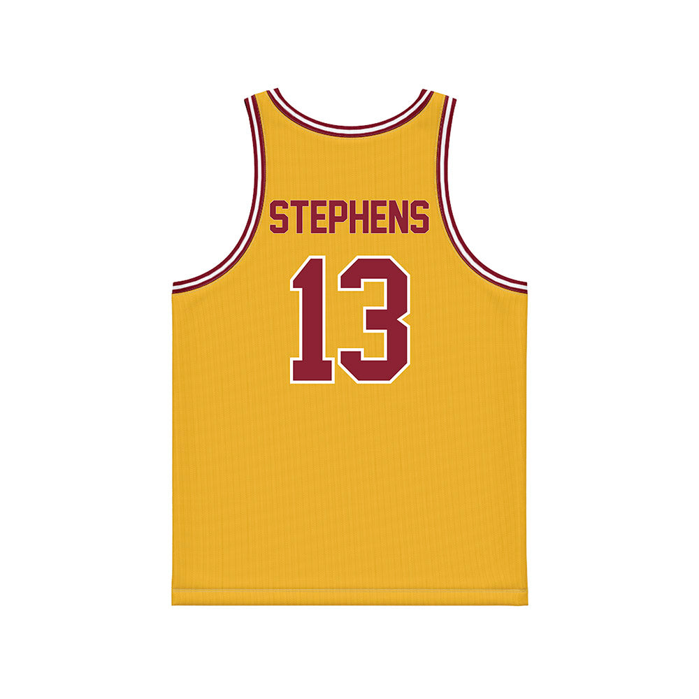 Minnesota - NCAA Men's Basketball : Chance Stephens - Gold Basketball Jersey-1