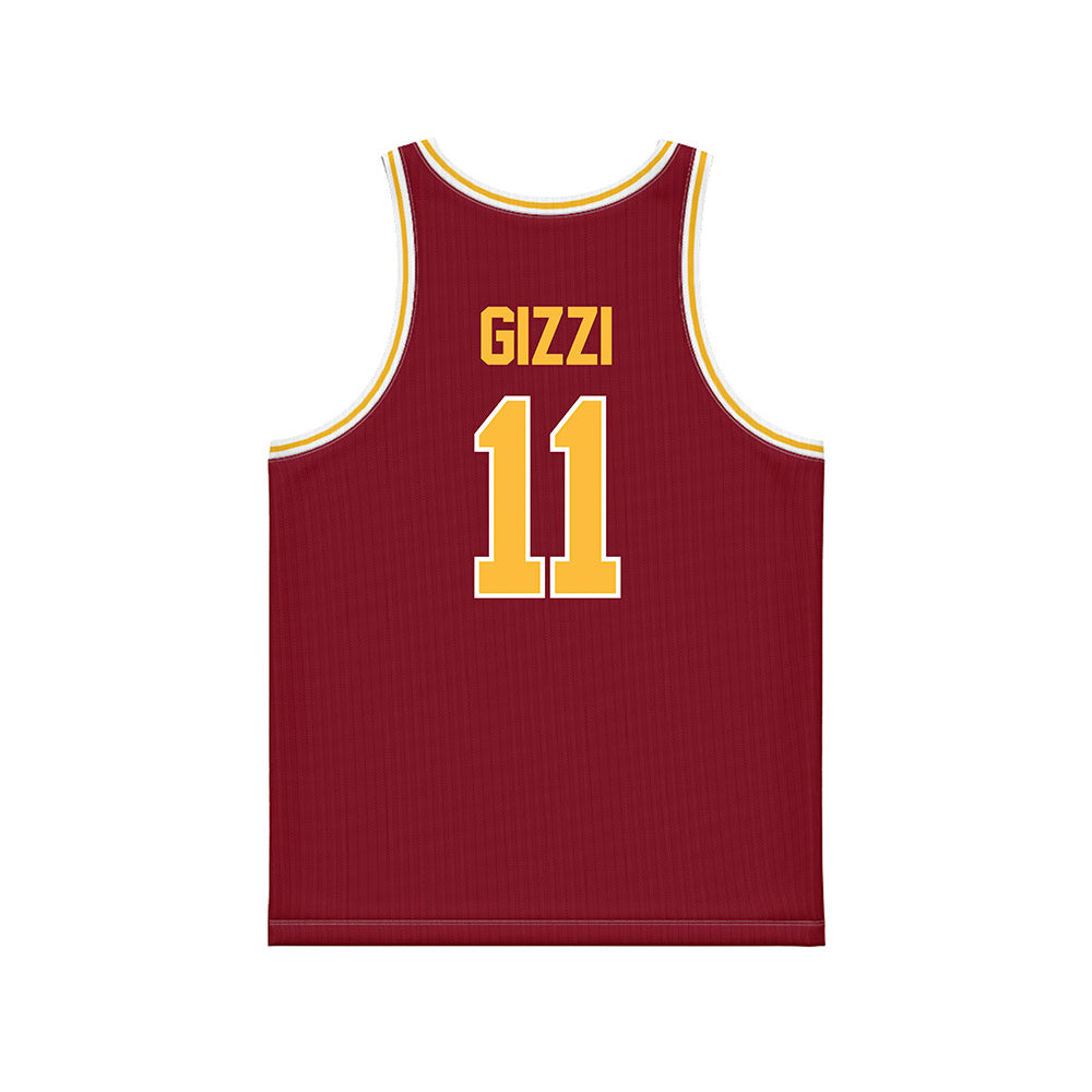 Minnesota - NCAA Men's Basketball : Maximus Gizzi - Maroon Basketball Jersey-1