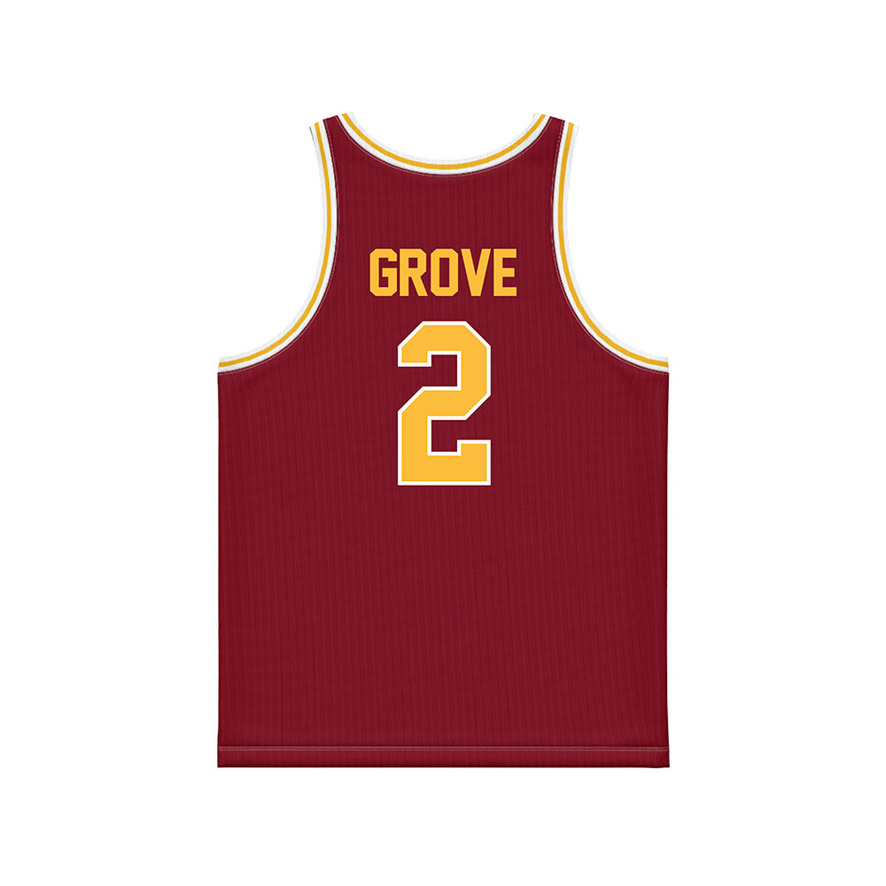 Minnesota - NCAA Men's Basketball : Grayson Grove - Maroon Basketball Jersey-1