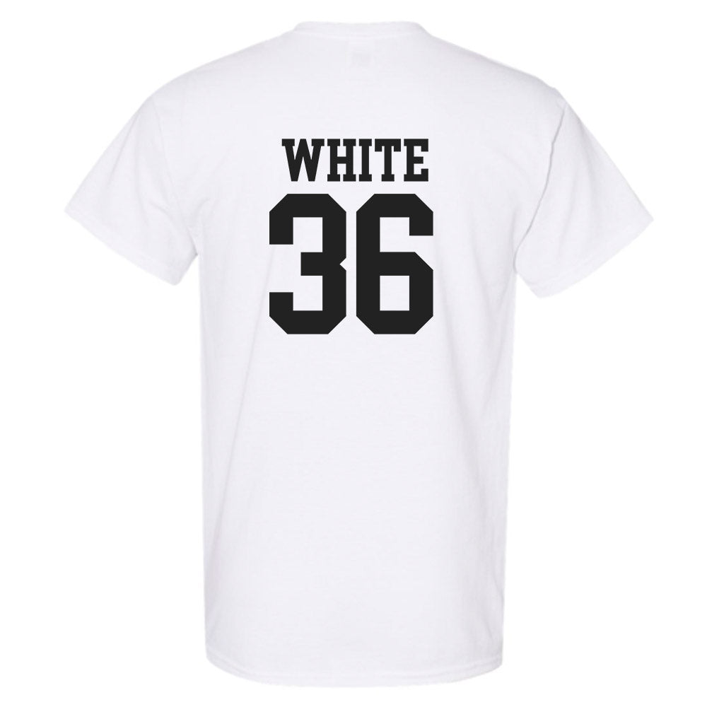 Campbell - NCAA Baseball : Caleb White - Replica Shersey T-Shirt-1