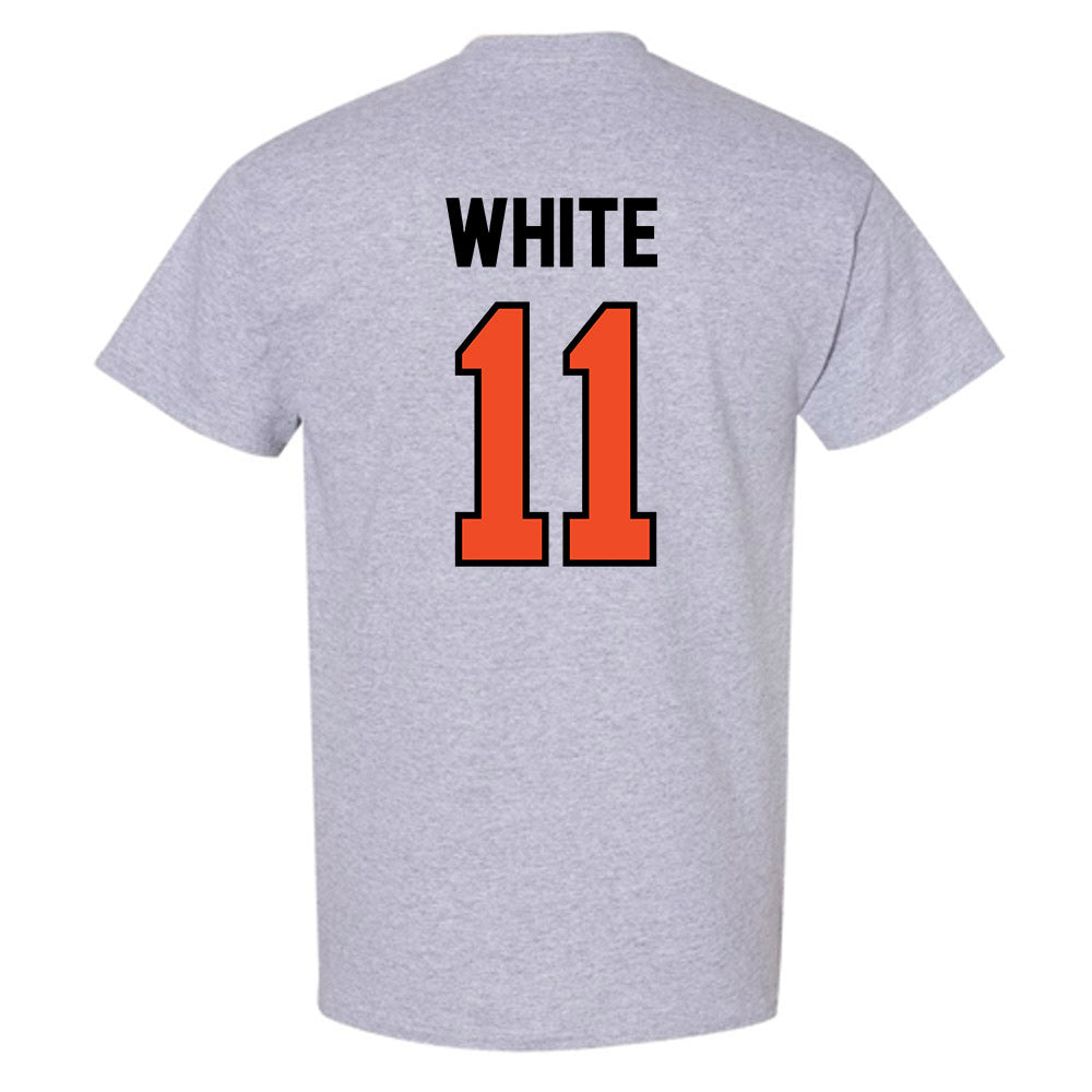 Campbell - NCAA Women's Lacrosse : Paige White - Fashion Shersey T-Shirt-1