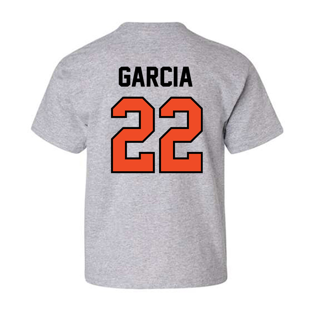 Campbell - NCAA Men's Soccer : Ronaldo Garcia - Fashion Shersey Youth T-Shirt-1