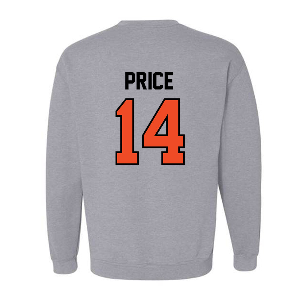 Campbell - NCAA Football : Khalil Price - Fashion Shersey Crewneck Sweatshirt-1
