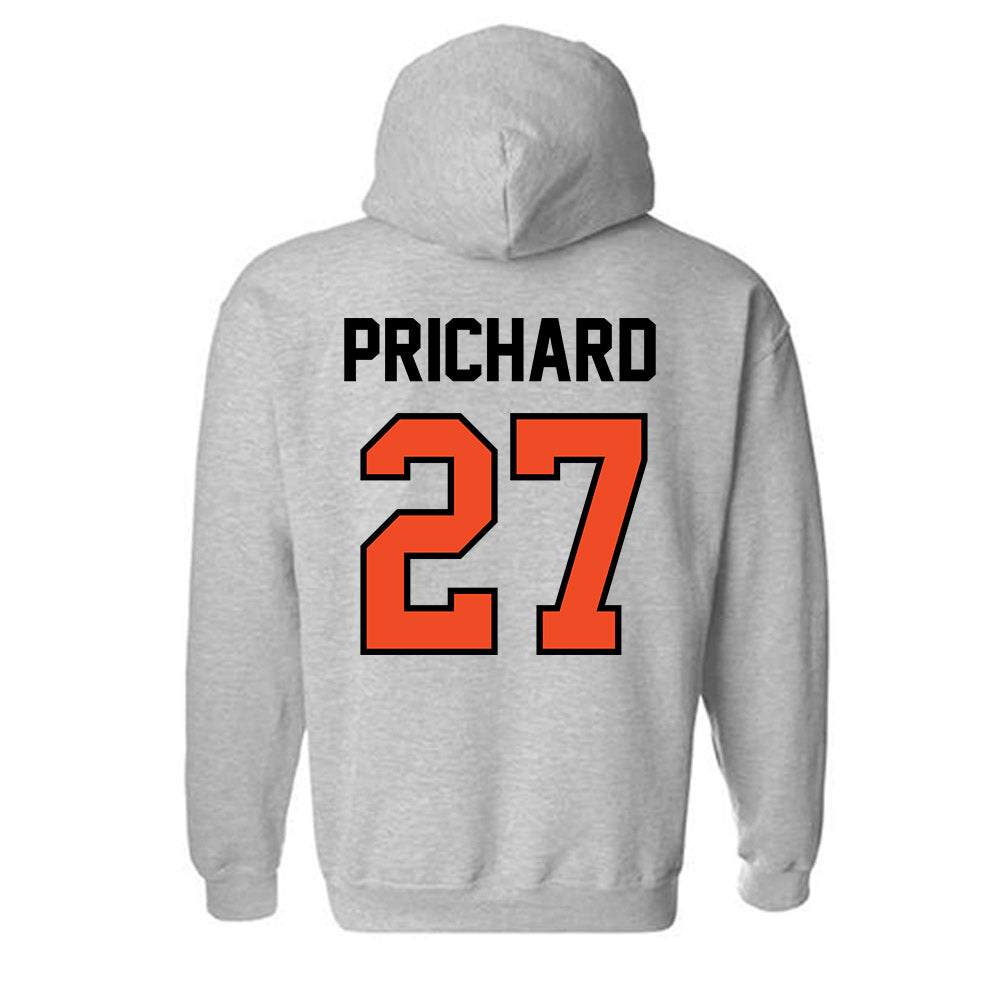 Campbell - NCAA Football : Davis Prichard - Fashion Shersey Hooded Sweatshirt-1