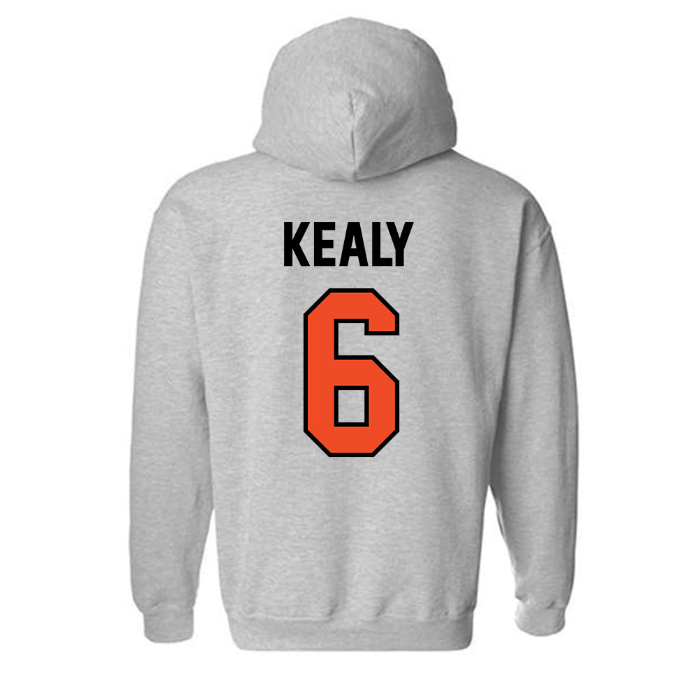 Campbell - NCAA Softball : Grace Kealy - Fashion Shersey Hooded Sweatshirt-1