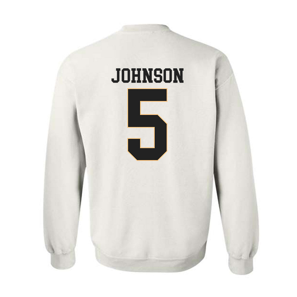 Vanderbilt - NCAA Women's Basketball : Jhai Johnson - Replica Shersey Crewneck Sweatshirt-1