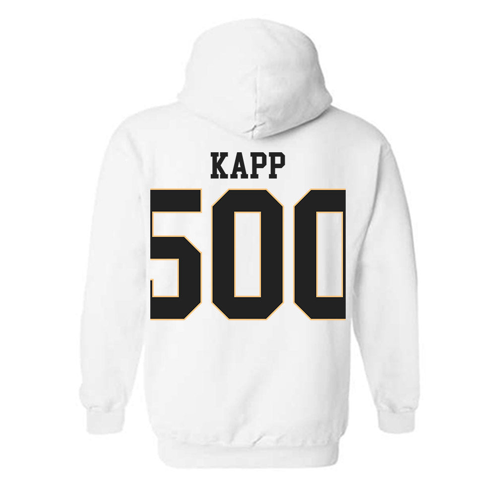 Vanderbilt - NCAA Women's Soccer : Micah Kapp - Replica Shersey Hooded Sweatshirt-1