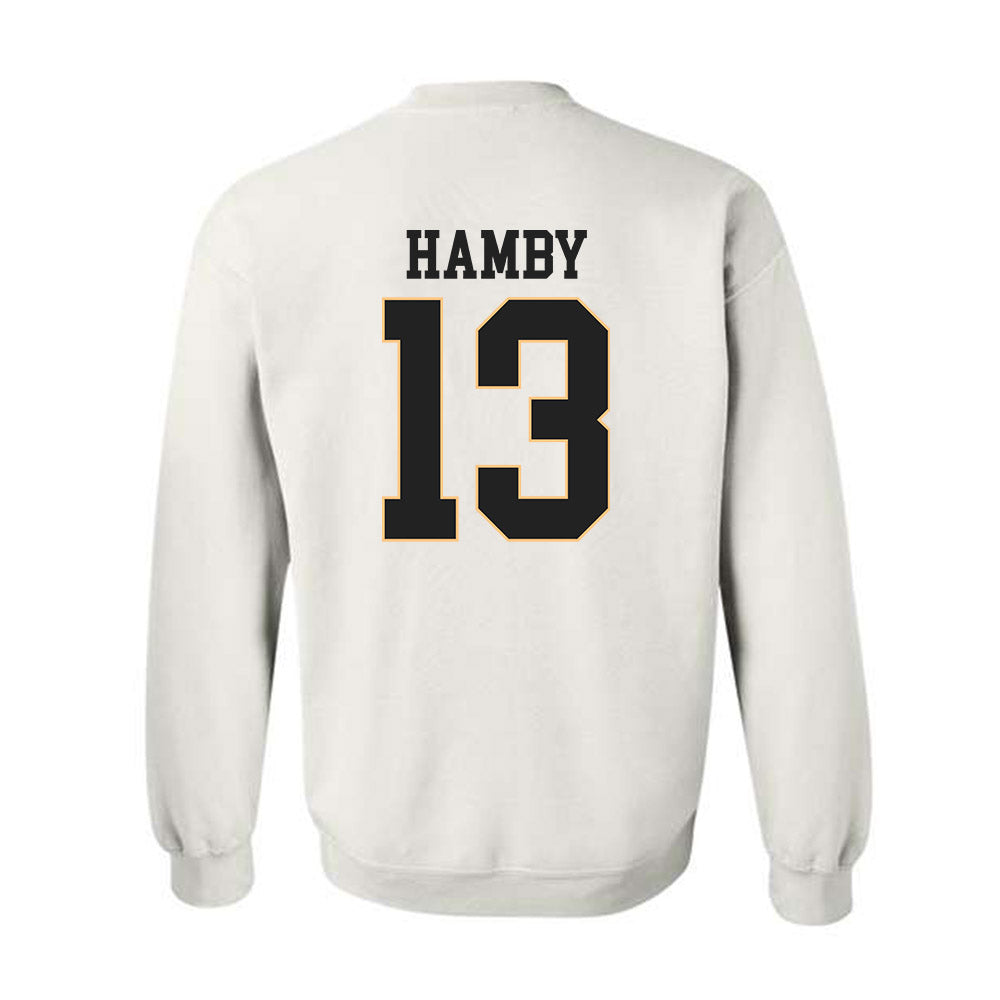 Vanderbilt - NCAA Football : Tate Hamby - Replica Shersey Crewneck Sweatshirt-1