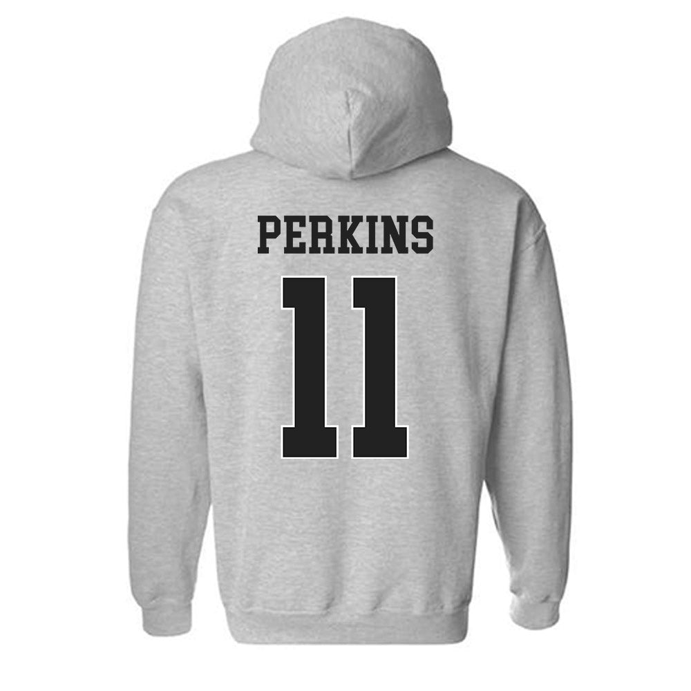 Vanderbilt - NCAA Women's Soccer : Hailey Perkins - Replica Shersey Hooded Sweatshirt-1