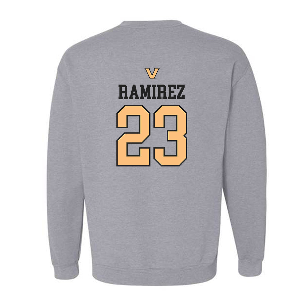 Vanderbilt - NCAA Women's Soccer : Ana Ramirez - Sports Shersey Crewneck Sweatshirt-1