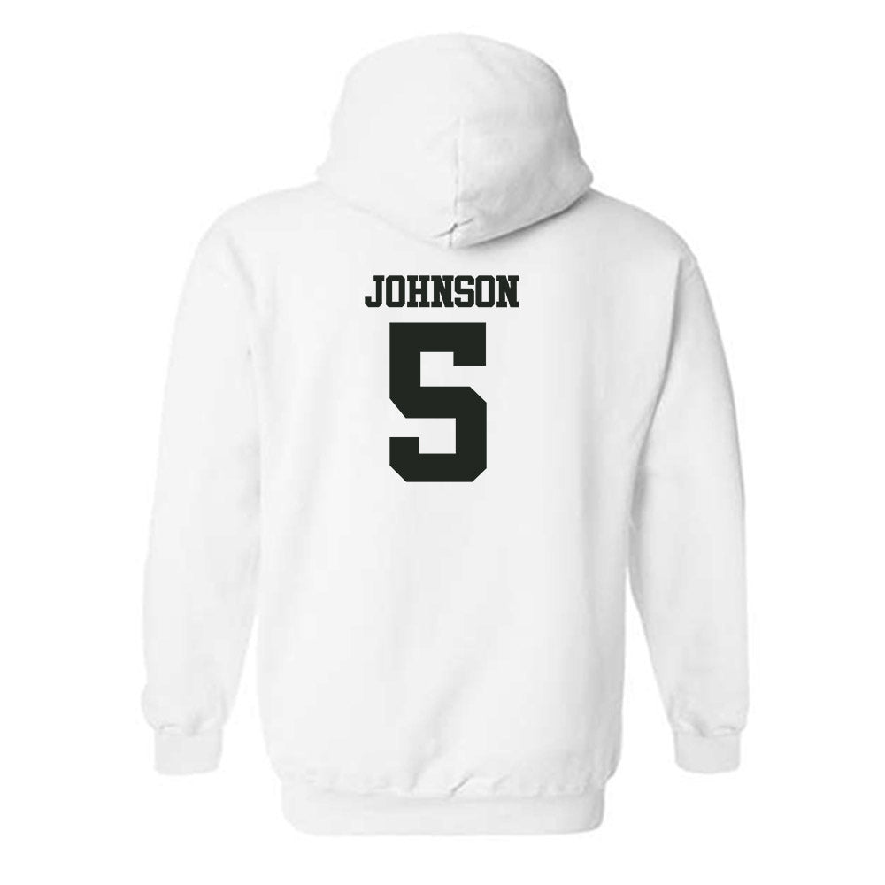 Vanderbilt - NCAA Women's Basketball : Jhai Johnson - Sports Shersey Hooded Sweatshirt-1