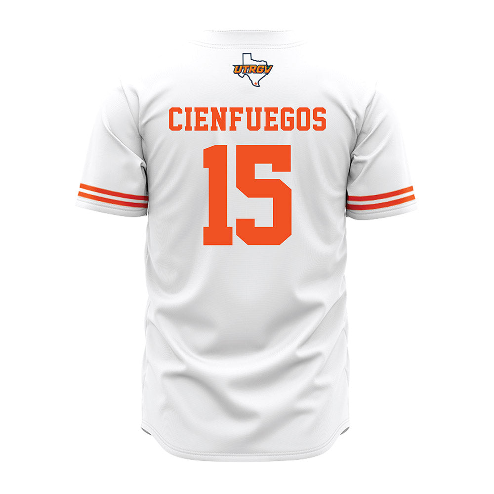 UTRGV - NCAA Baseball : Kike Cienfuegos - White Jersey-1