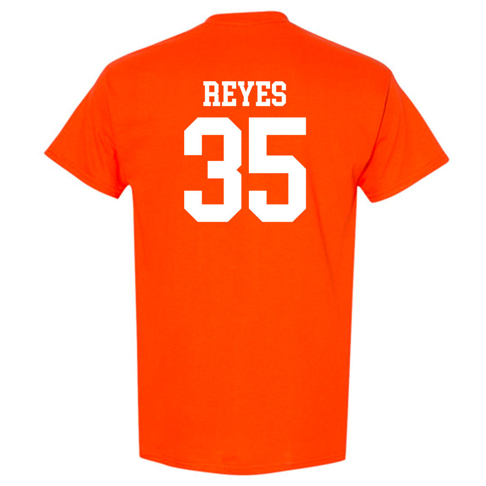 UTRGV - NCAA Baseball : David Reyes - Orange T-Shirt-1
