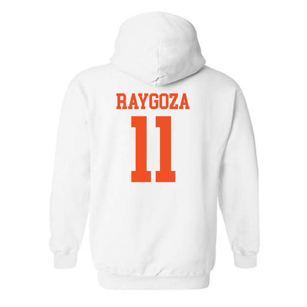 UTRGV - NCAA Baseball : Armani Raygoza - White Hooded Sweatshirt-1