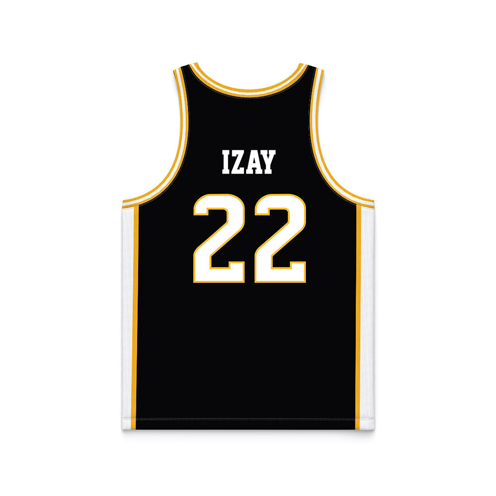 Southern Miss - NCAA Men's Basketball : Tegra Izay - Black Basketball Jersey-1